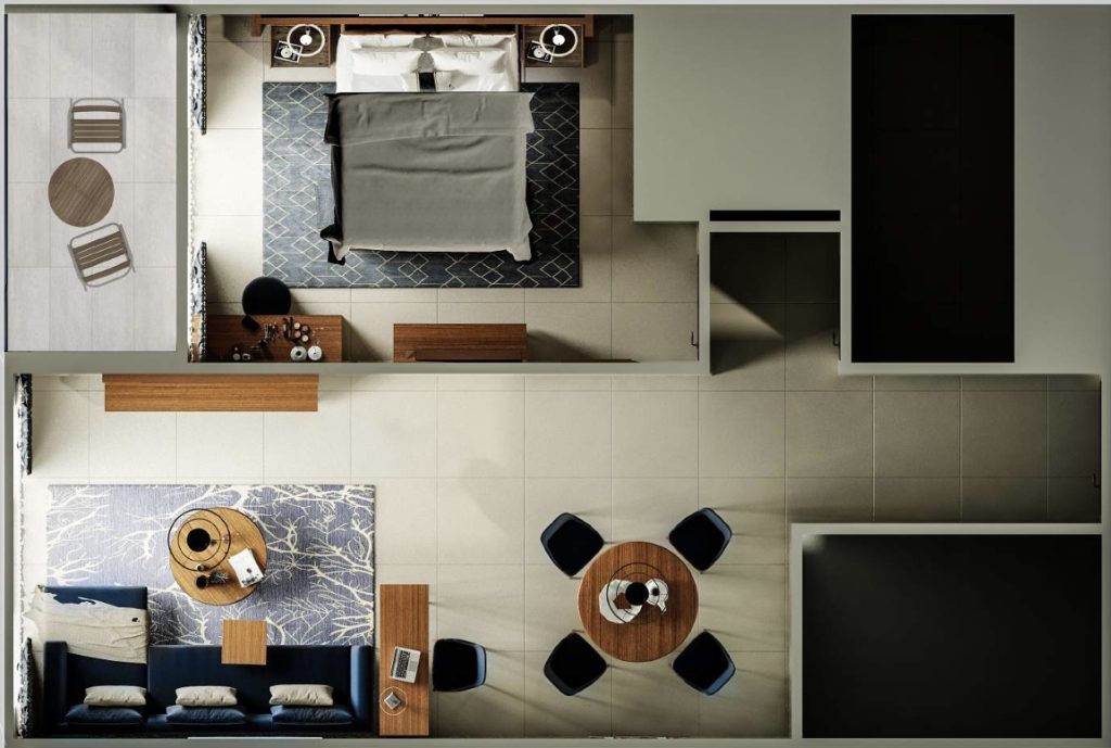 Floor Plan Furniture Contracting Dubai